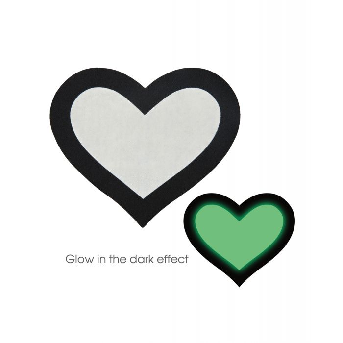 Peekaboo Glow in the Dark Hearts - Pack of 2