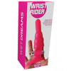 Carica l&#39;immagine nel visualizzatore Galleria, Wet Dreams Wrist Rider Finger Play Sleeve w/Wrist Strap - Hot Pink

