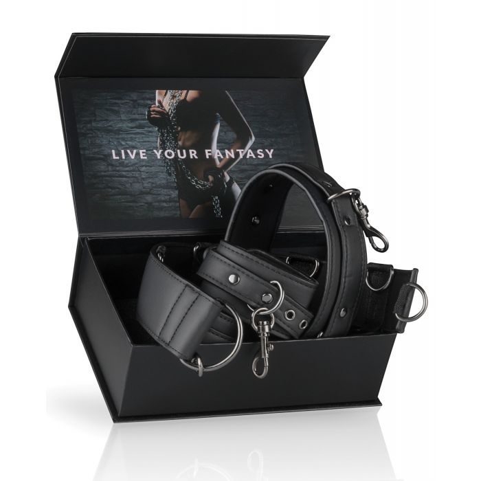 Set di restrizioni da collo a polso Easy Toys - Nero