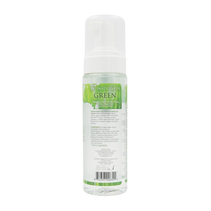 Intimate Earth Foaming Toy Cleaner - 100 ml Green Tea Tree Oil