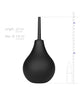 Ladda bilden i Galleri Viewer, Nexus Non Return Valve Anal Douche 224 Ml Black For Intimate Cleansing
