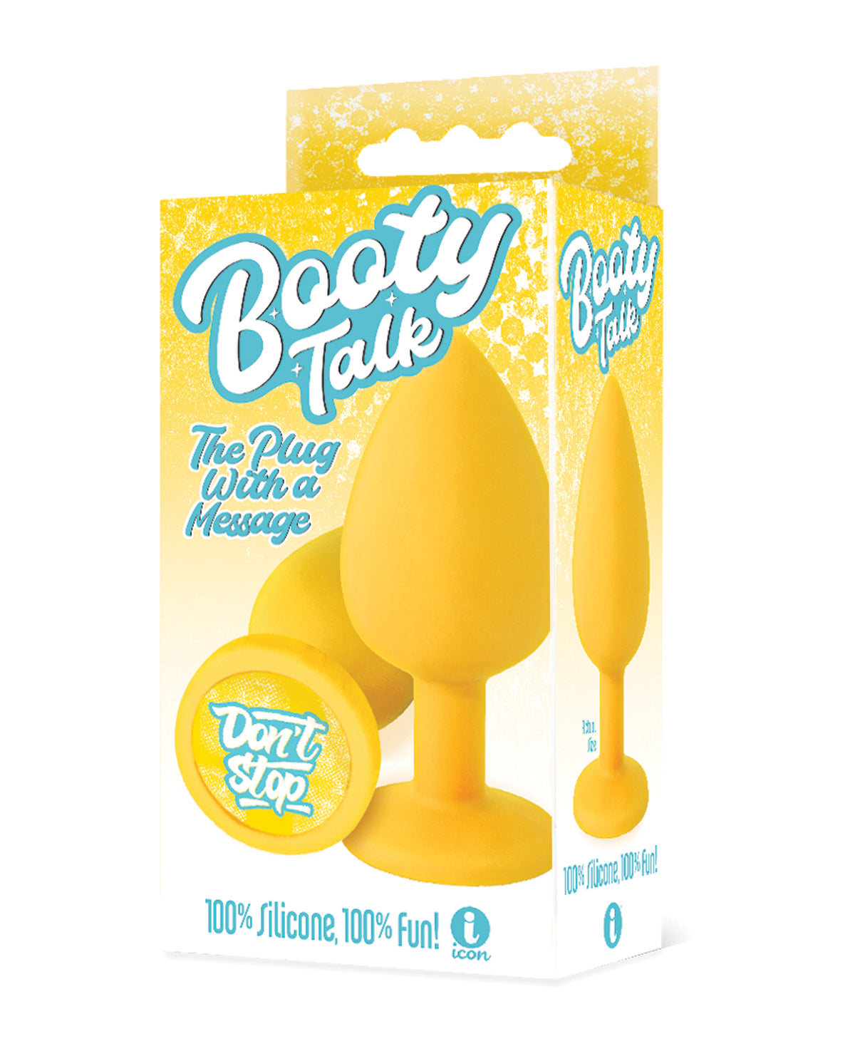Το 9's Booty Talk Don't Stop Plug - Κίτρινο