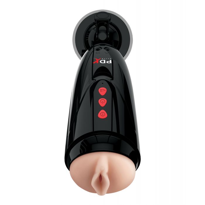 PDX Elite Dirty Talk Starter Stroker With Powerful Vibration