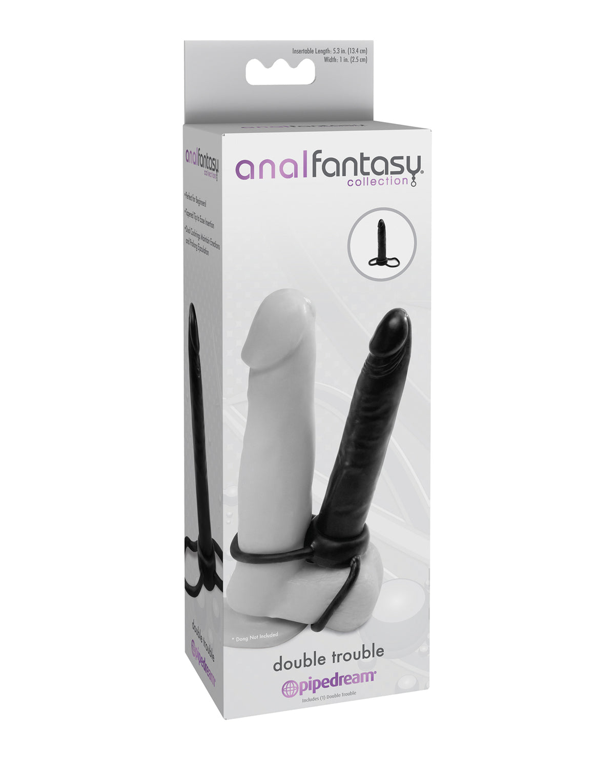 Anal Fantasy Double Trouble Black Pipedream Collection