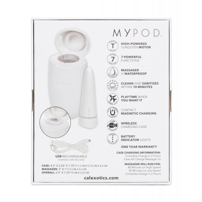 Min Pod Vibrerende Massager - Hvid