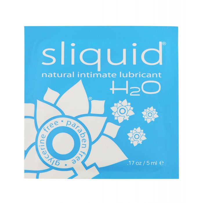 Sliquid Naturals H2O Water Based Personal Lubricant Pillow 0.17 Oz