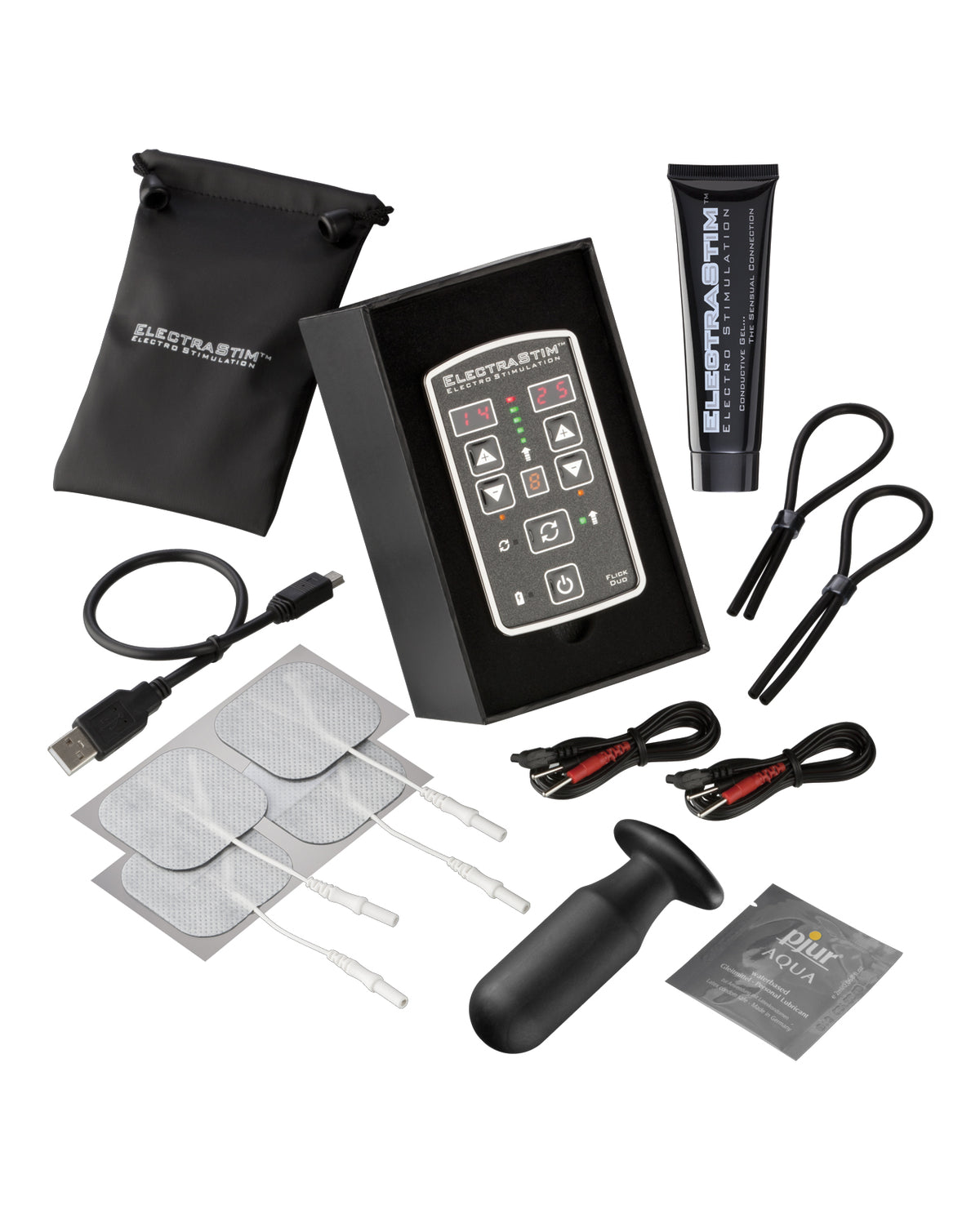 ElectraStim Flick Duo Stimulator Multi Pakke EM80-M