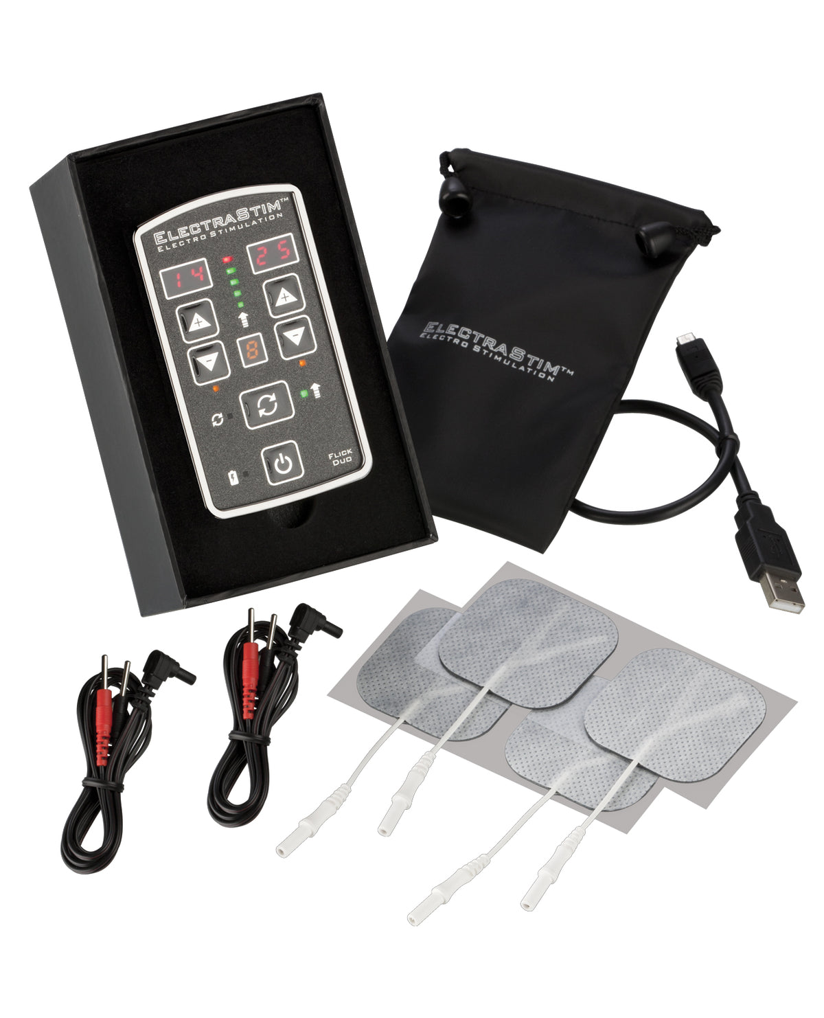 ElectraStim Flick Duo Stimulator Multi Pakke EM80-M