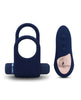 Load image into Gallery viewer, Nu Sensuelle Silicone Remote Control XLR8 Turbo Boost Bullet Ring - Navy
