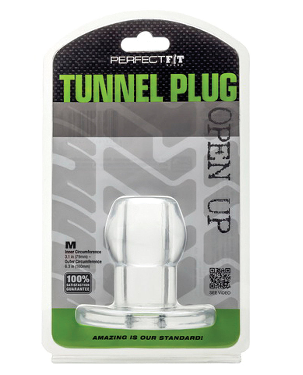 Perfect Fit Tunnel Plug Medium - Klar