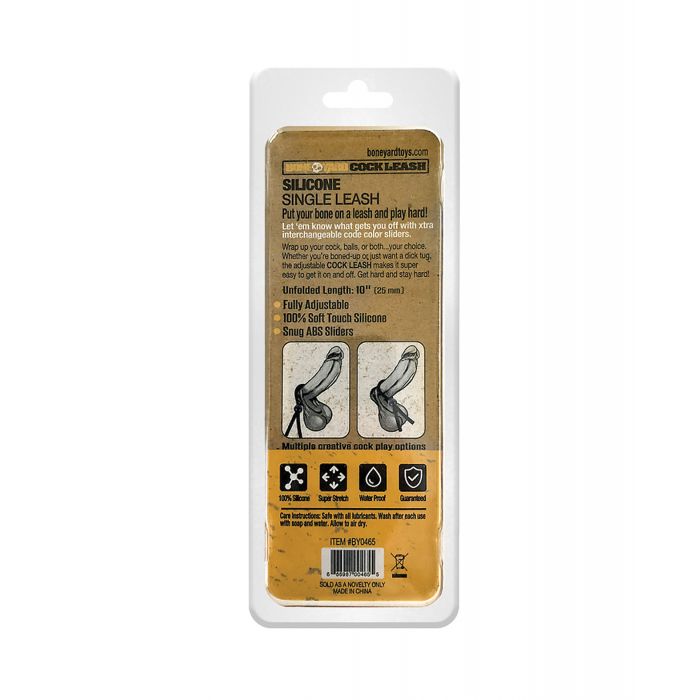 Boneyard Single Cock Leash - Black