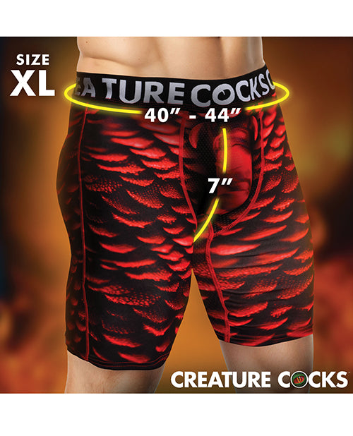 Creature Cocks - Creature Wear Horny Devil Demon Boxer Shorts - XL
