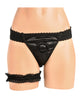 Indlæs billede i gallerifremviser, Bedroom Bliss Jolie Strap-On Panty Harness &amp; Garter - Small
