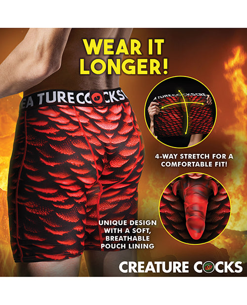 Creature Cocks - Creature Wear Horny Devil Demon Boxer Shorts - MD