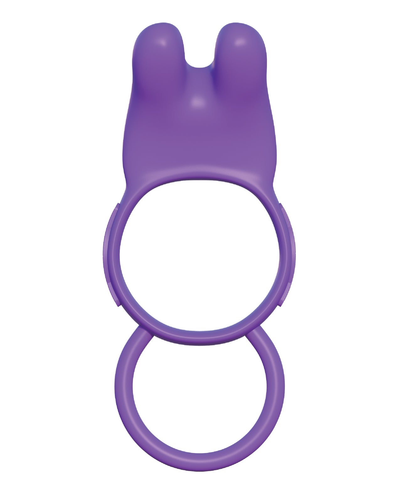 Fantasy C Ringz Twin Teazer Rabbit Ring Purple Elite Silicone Vibrating