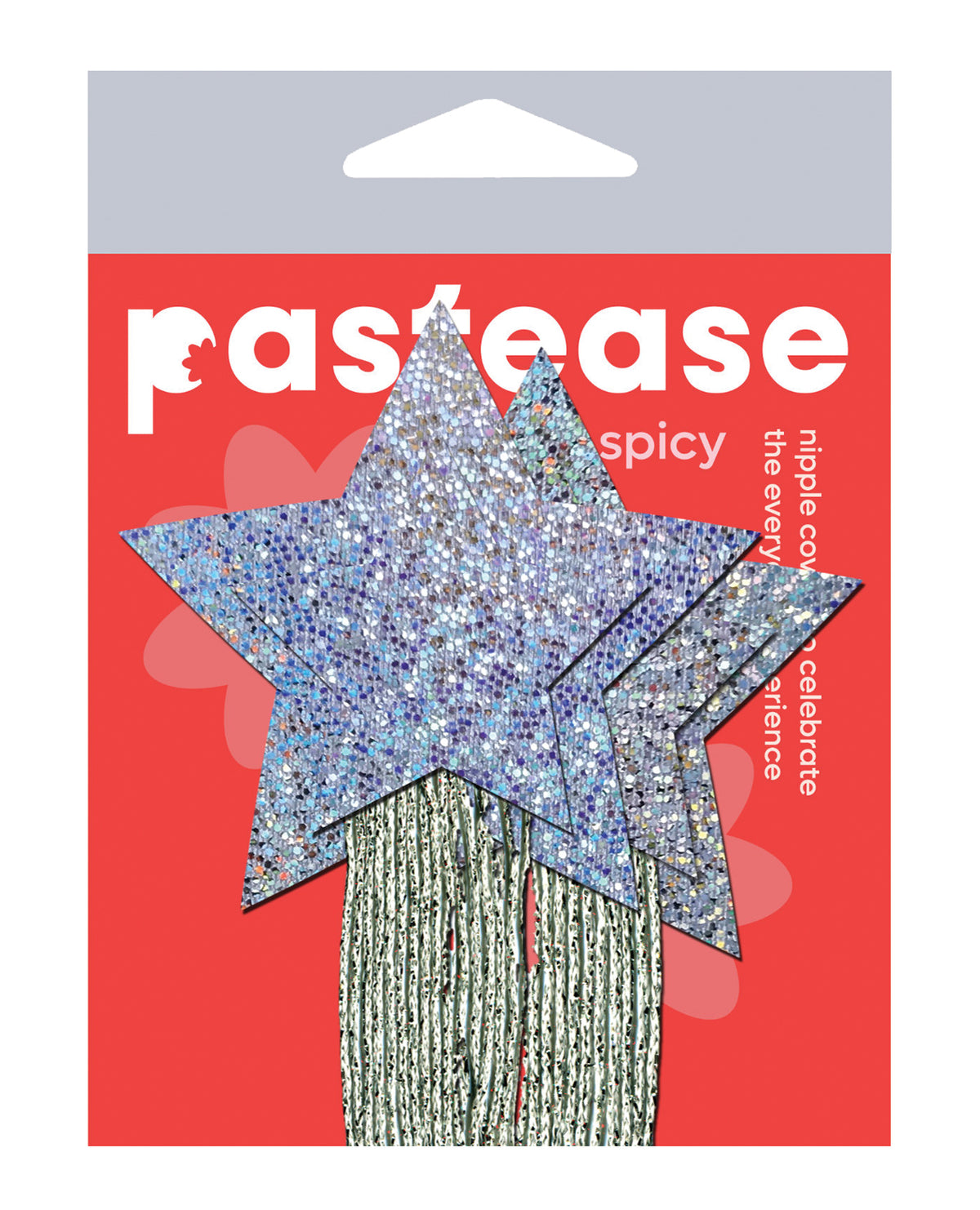 Pastease Paillettes Glands Étoiles - Argent Taille Unique