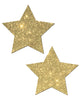 Indlæs billede i gallerifremviser, Pastease Glitter Stjerne - Guld O/S
