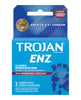 Load image into Gallery viewer, Trojan Enz Spermicidal Lubricated Condoms - Box of 3
