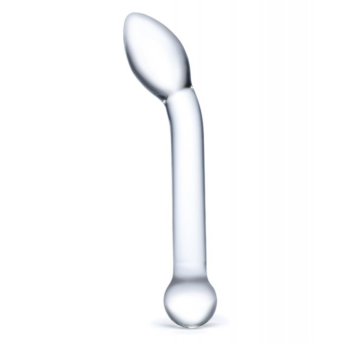 Glas 8" Slimline G-Spot Glass Dildo
