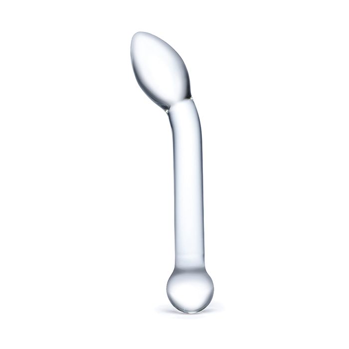 Glas 8" Slimline G-Spot Glass Dildo