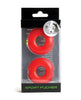 Carregar imagem no visualizador da Galeria, Sport Fucker Stacker Rings - Red
