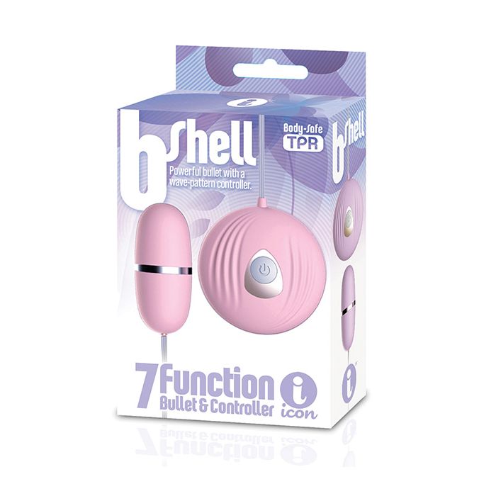 The 9's B-Shell Bullet Vibrador - Rosa
