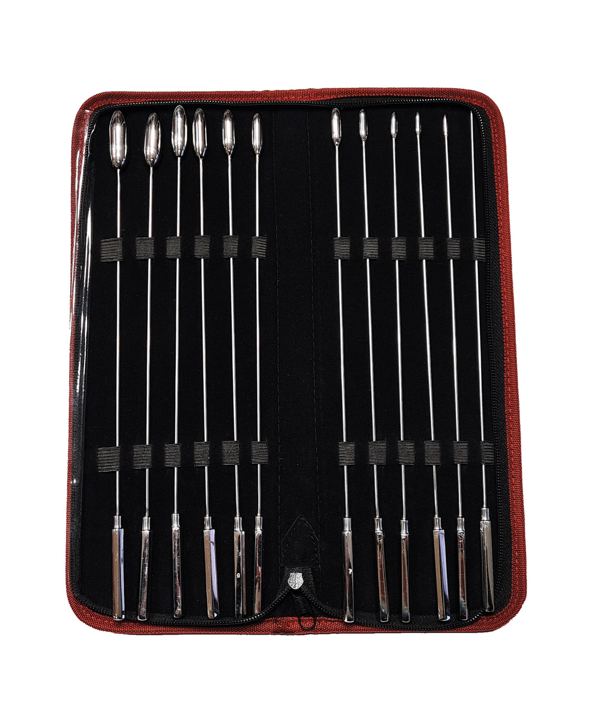 Rouge Stainless Steel Rosebud Dilator Set - Set of 12