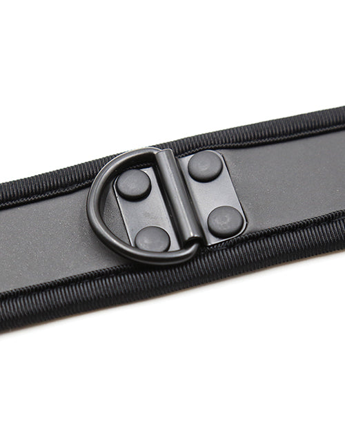 Plesur neoprenhalsbånd til hvalpeleg - sort
