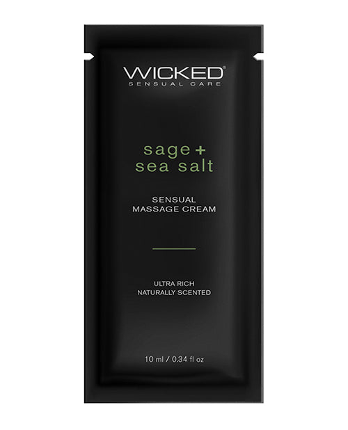 Indlæs billede i gallerifremviser, Wicked Sensual Care Sage &amp; Sea Salt Massage Cream  - .34 oz
