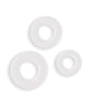 Ladda bilden i Galleri Viewer, Firefly Glow in the Dark Bubble Cock Rings - White, Pack of 3
