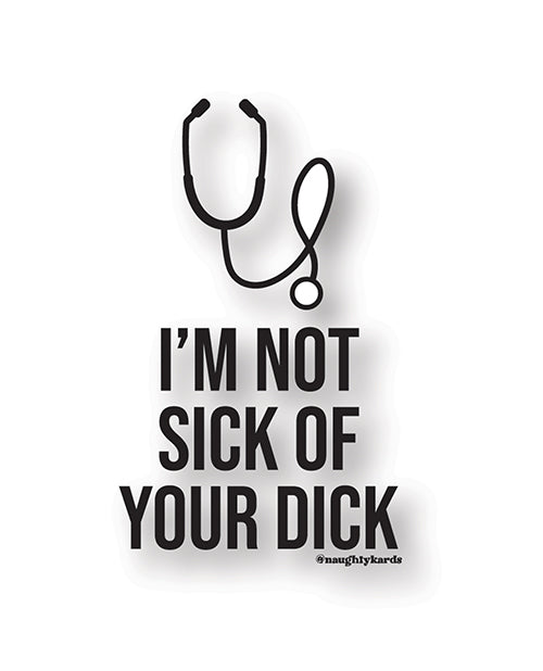 Pegatina Sick Dick Naughty - Paquete de 3