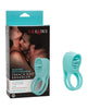 Load image into Gallery viewer, Couple's Enhancers Silicone Rechargeable French Kiss Enhancer - Teal
