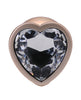 Załaduj obraz do przeglądarki galerii, Booty Bling Jeweled Metal Plug With Tapered Tip Spade Shape Large Gold
