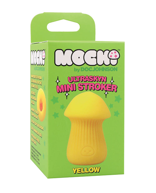 Mochi Mini ULTRASKYN Stroker Yellow Discreet Body Safe Masturbation Toy