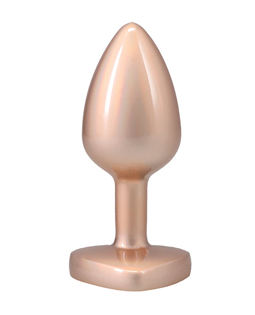 Booty Bling Jeweled Metal Plug Small Gold Anal Toy