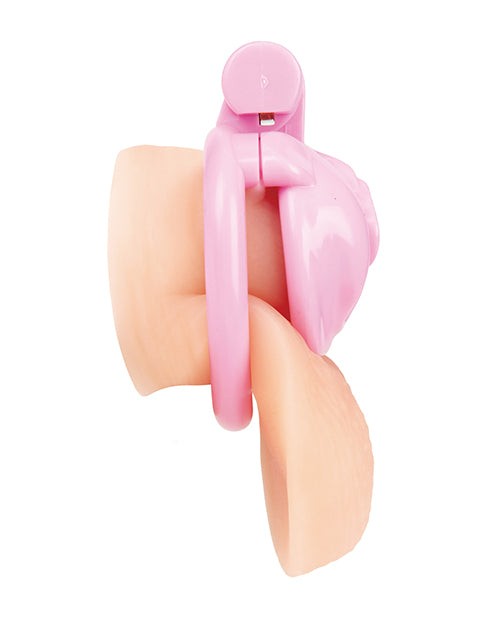 Bitchboy Degrading Mini Chastity Cage With Pussy Shape