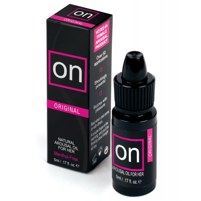 Olio Naturale per Eccitazione ON per Lei - Bottiglia Originale da 5 ml