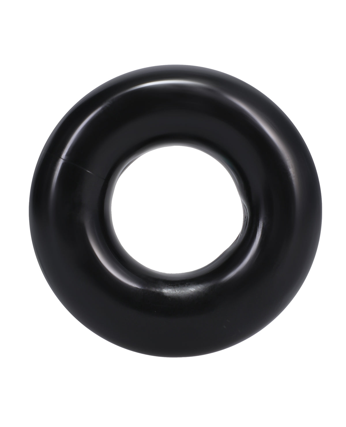 Inel Donut Negru Solid de 3"