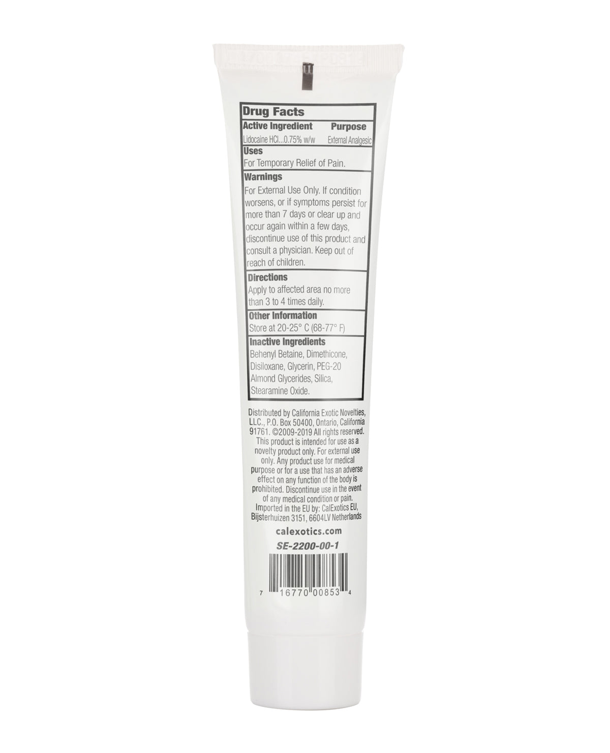 Anal Eze Creme - 1,5 oz Großpackung