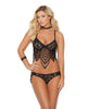 Carica l'immagine nel visualizzatore Galleria, Remy Lace Underwire Bralette w/Panty - Black MD
