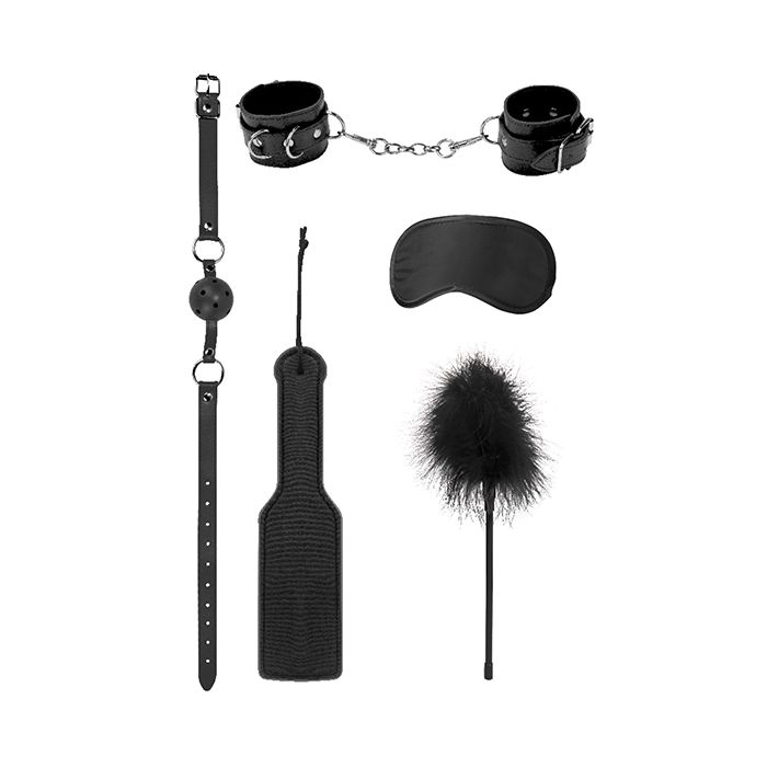Shots Ouch Introductory Bondage Kit #4 - Black