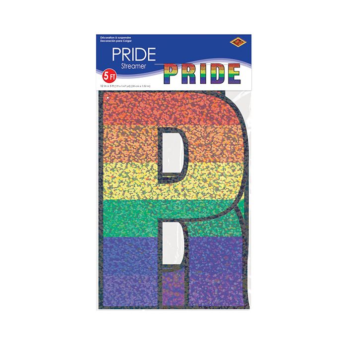 Pride Streamer 5 Foot Length Colorful Party Decoration
