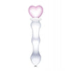 Load image into Gallery viewer, Glas 8" Sweetheart Glass Dildo - Pink/Clear
