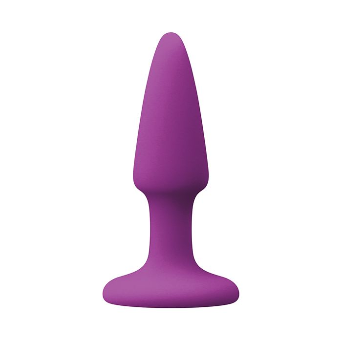 Colours Pleasures Mini Plug Purple Suction Cup Base Silicone