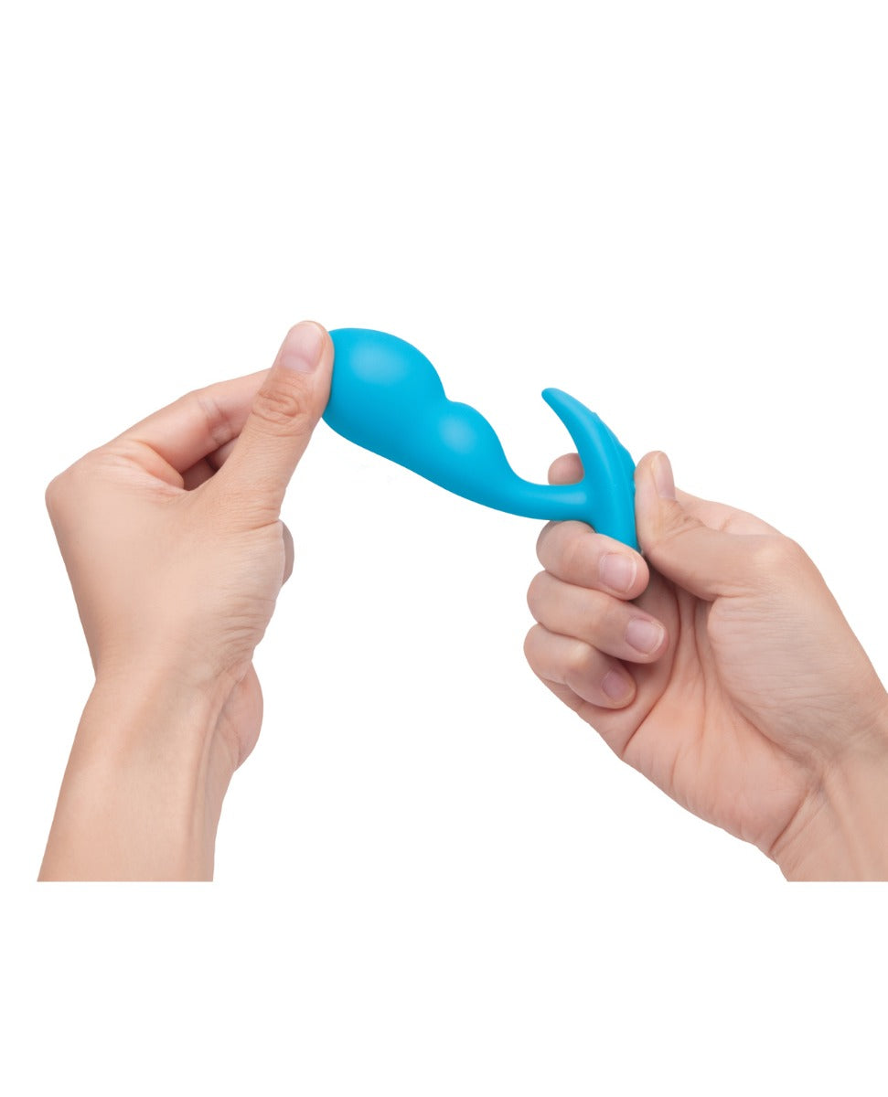 b-Vibe Remote Control P-Spot Snug Plug - Blue