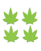 Lataa kuva gallerian katseluohjelmaan, Pastease Petites Leaf - Glow in the Dark Green O/S Pack of 2 Pair
