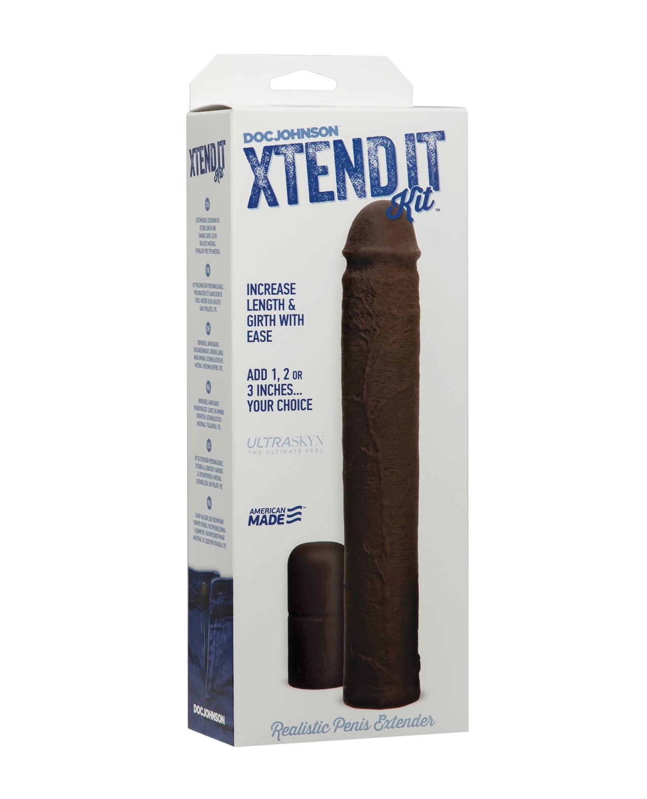 Xtend It Kit Black Extended Sleeve For Enhanced Girth And Length