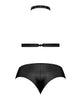 Carica l'immagine nel visualizzatore Galleria, Lust Juno Top w/Velcro Choker Neck &amp; Mini Short Black  S/M
