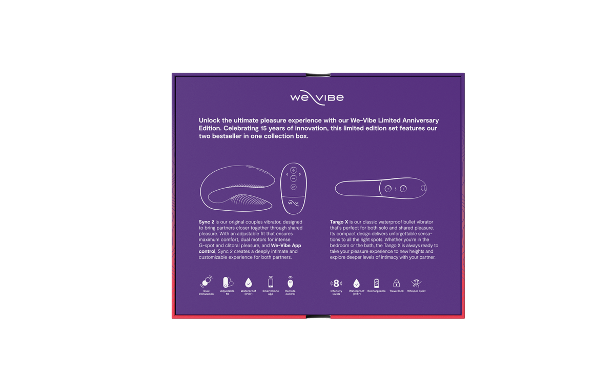 We-Vibe 15 Year Anniversary Collection - Black