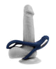 Carica l'immagine nel visualizzatore Galleria, Zero Tolerance Rosy Ring For Cock And Ball Vibrator With Dual Motors Blue
